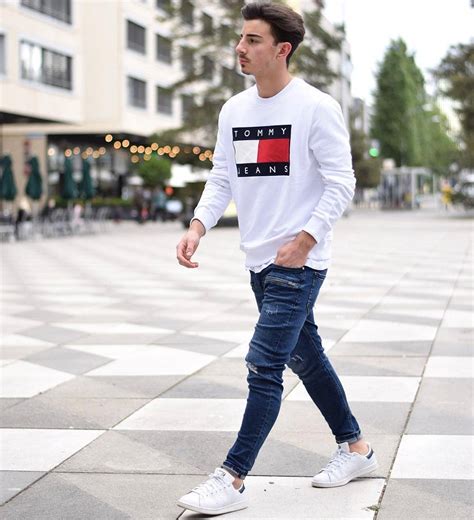 best white sneakers with jeans.